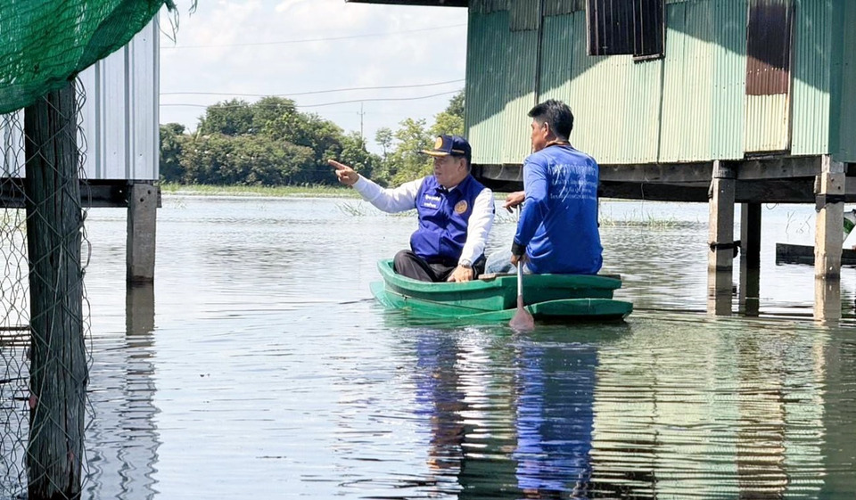 ลพบุรีเร่งเตือนพื้นที่ลุ่มต่ำรับมือน้ำหลาก หลังระบายน้ำเจ้าพระยาเพิ่ม