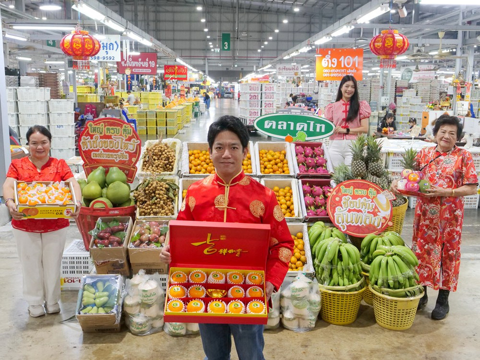 "ตลาดไท" ใหญ่ ครบ คุ้ม ค้าส่งของไหว้เทศกาลตรุษจีน แจกทองคืนกำไรลูกค้า กว่า 2 แสนบาท 12 – 14 ก.พ.69