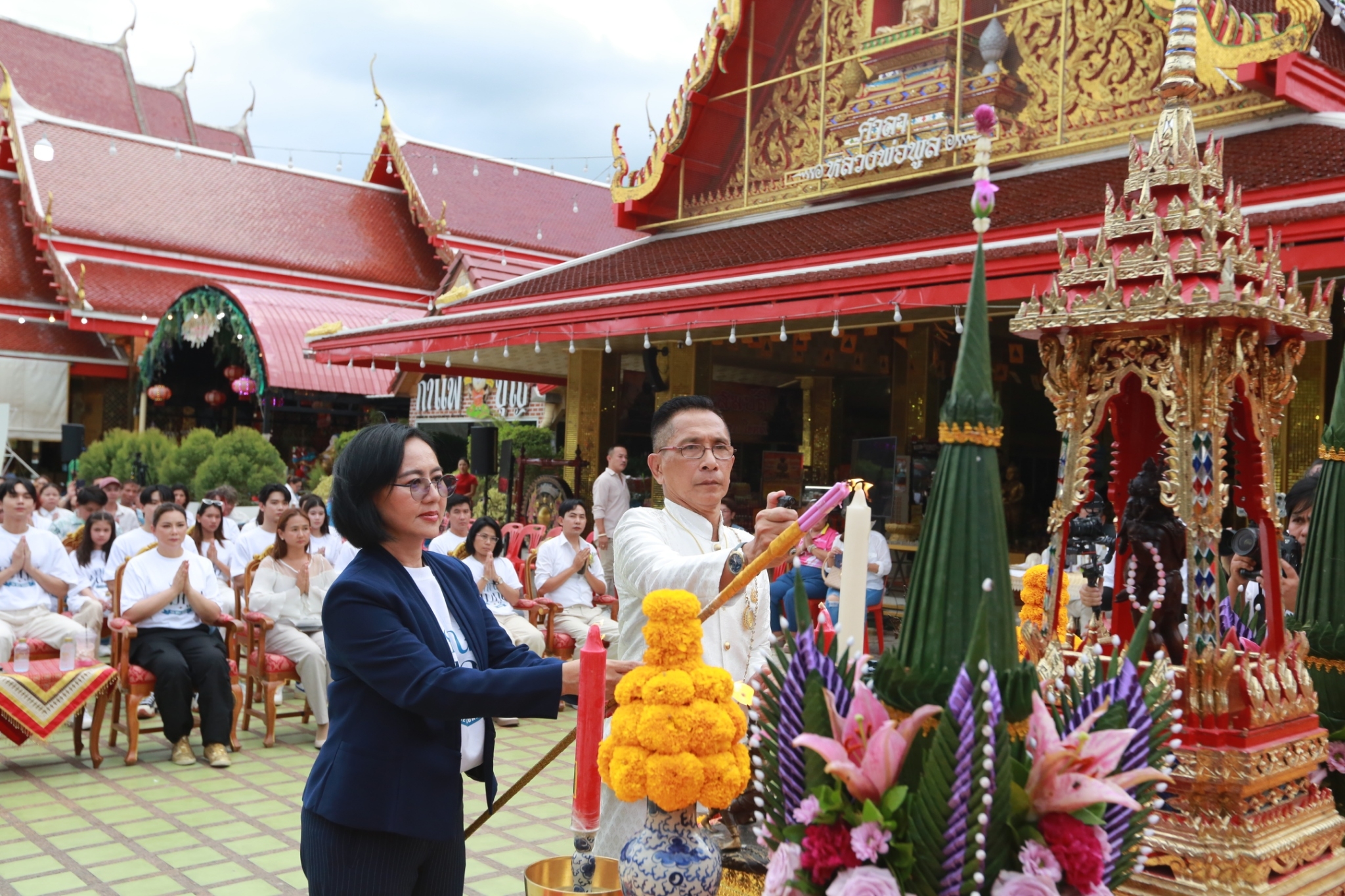 บวงสรวง พญายมฑูต วัดไผ่ล้อม เอาฤกษ์ เปิดกล้อง "คุณยมฑูต" ซีรี่วายแฟนตาซีเรื่องแรกของไทย 