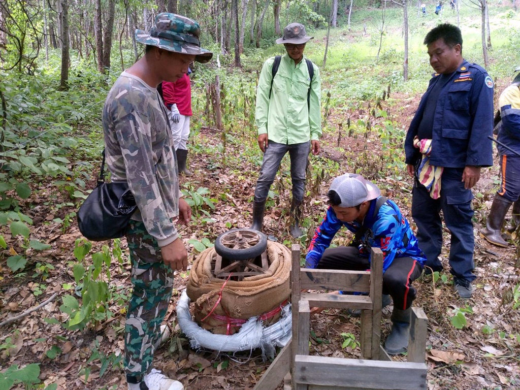 ชัยภูมิเร่งป้องกันช้างป่าภูเขียว โผล่ลงมาหากินในพื้นที่ชาวบ้าน 
