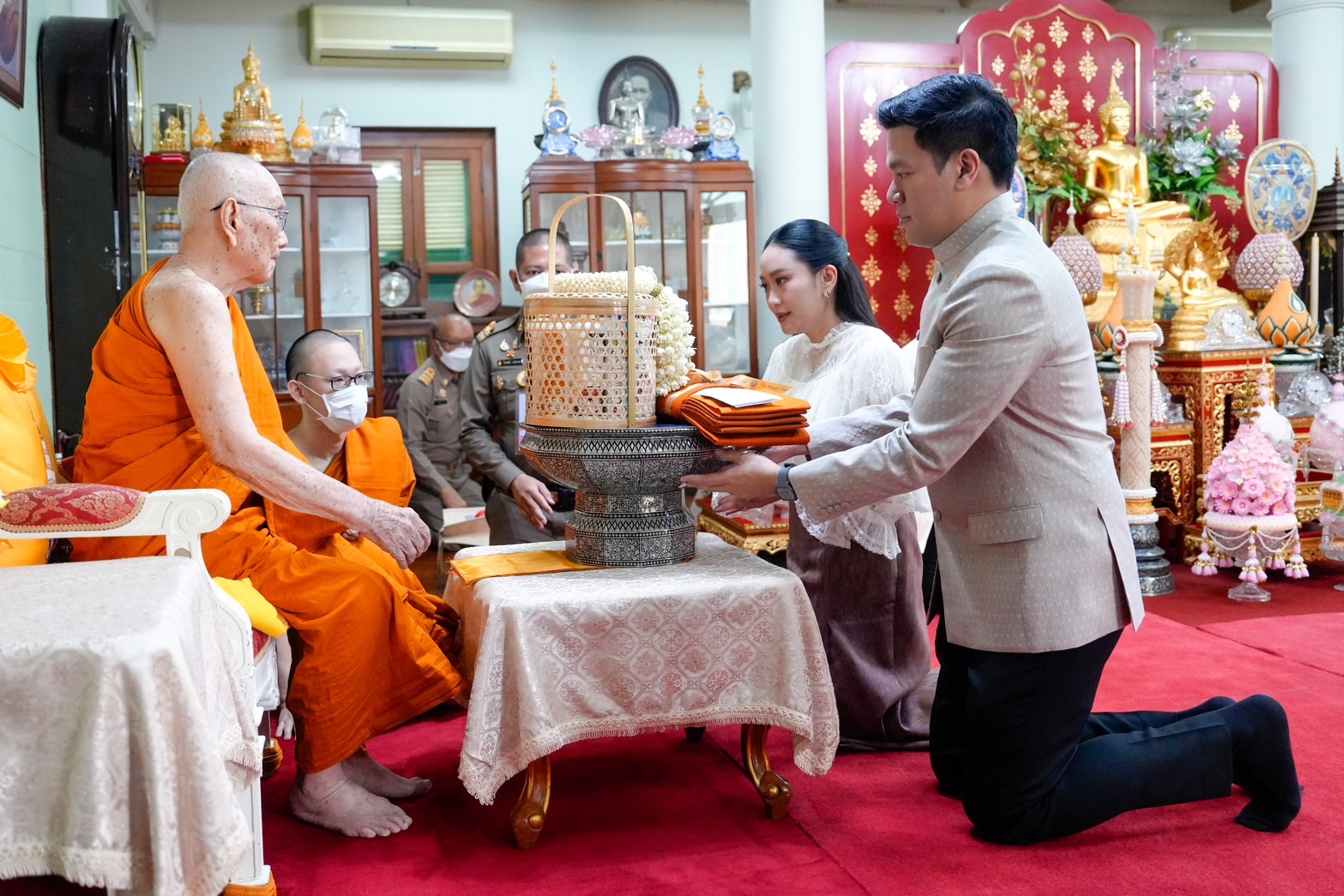นายกฯ และคู่สมรส เข้าเฝ้าถวายเครื่องสักการะสมเด็จพระสังฆราช เนื่องในโอกาสวันคล้ายวันประสูติ 26 มิถุนายน 2568