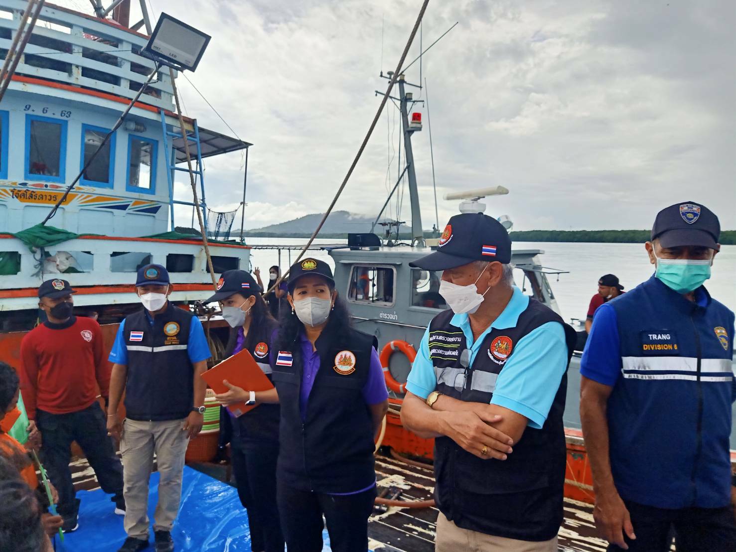 ตรังบูรณาการตรวจคุ้มครองแรงงานในเรือประมงทะเล