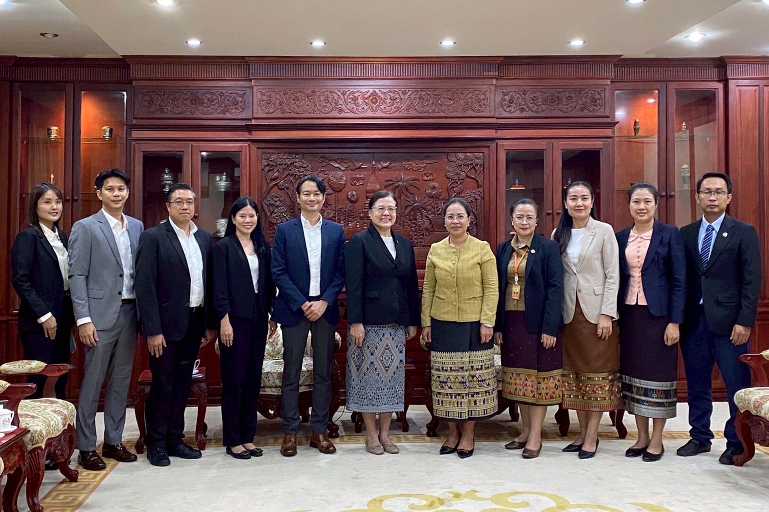 EXIM BANK หารือ ธนาคารแห่ง สปป.ลาว สนับสนุนการค้าการลงทุนไทย-สปป.ลาว