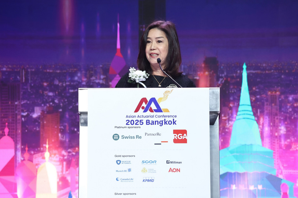 นายกสมาคมประกันชีวิตไทย เปิดงาน AAC 2025 ดัน AI–Data–ESG ปรับอนาคตคณิตศาสตร์ประกันภัยยุคใหม่
