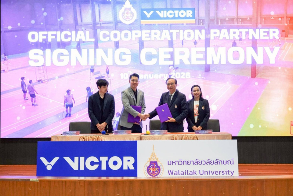 ม.วลัยลักษณ์ ผนึกวิคเตอร์ สปอร์ตส์ ปั้นแบดมินตันสู่ความเป็นเลิศ สร้างโอกาสเรียนรู้–อาชีพ 