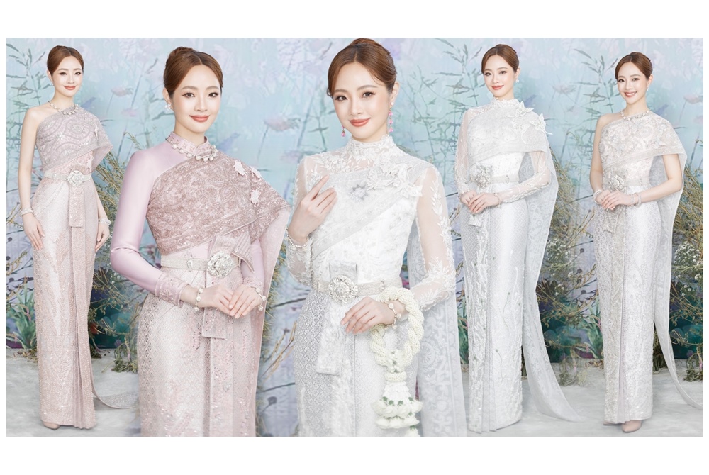 วนัช กูตูร์ เปิดตัวชุดไทยลายปักแมลงมงคล  สัญลักษณ์แห่งการเริ่มต้นใหม่และความเจริญรุ่งเรือง