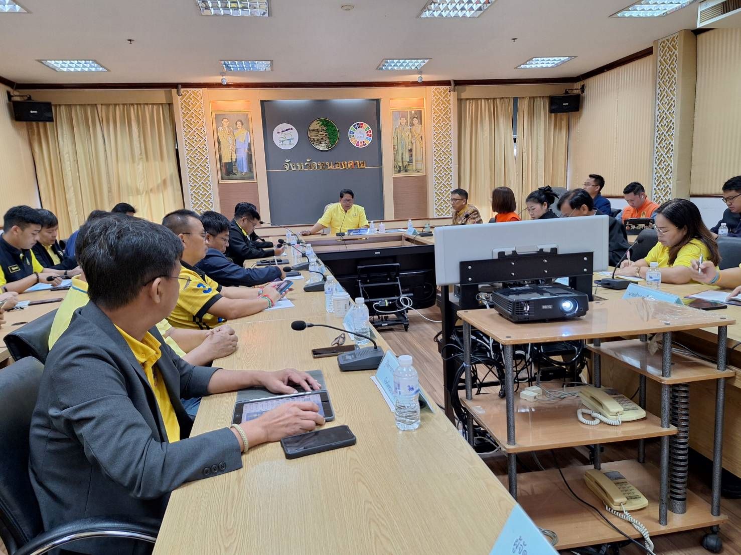 หนองคาย ประชุมร่วมสทนช.ภาค 3 หน่วยงานเกี่ยวข้องเตรียมพร้อมรองรับมือน้ำโขงล้นตลิ่ง