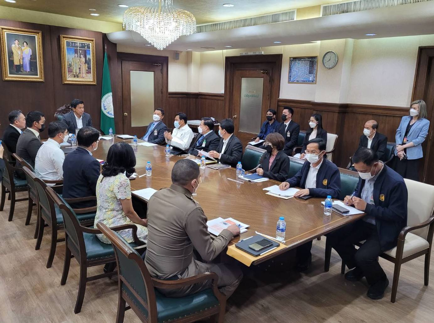 การประชุมคณะกรรมการป้องกันและแก้ไขปัญหาฝุ่นละอองขนาดเล็ก (PM2.5) 