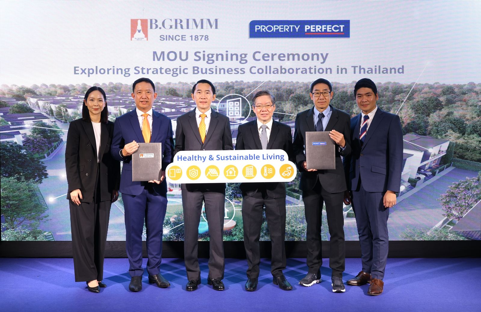 "บี.กริม" ลงนามความร่วมมือกับ "พร็อพเพอร์ตี้ เพอร์เฟค" สร้างสรรค์โครงการอสังหาฯยุคใหม่ด้วยโซลูชันอัจฉริยะ