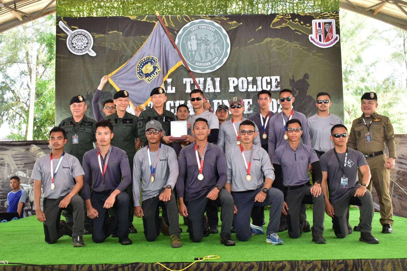 "บิ๊กอ้อ" ปิดการแข่งขัน Royal Thai Police SWAT Challenge 2024 