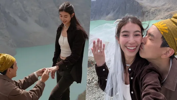 “ภูผา” คุกเข่าขอ “มิ้นต์ ชาลิดา” แต่งงาน ฝ่ารักมารอธอน 14 ปี