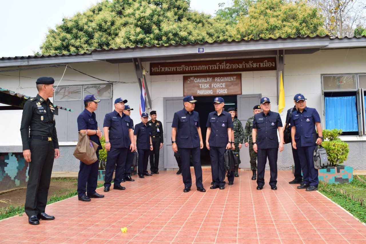 ร่วมต้อนรับผู้บัญชาการทหารสูงสุด ปฏิบัติภารกิจในพื้นที่ จังหวัดเชียงราย