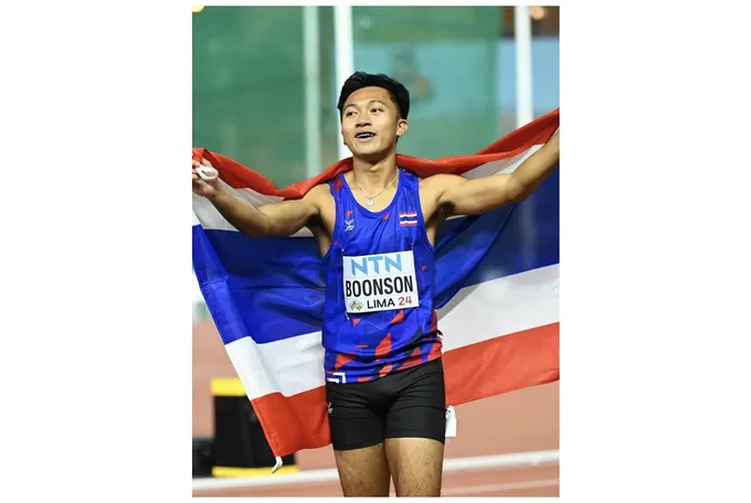 เปิดประวัติ "บิวภูริพล" สร้างประวัติศาสตร์คว้าเหรียญเงินวิ่ง 100 เมตร กรีฑาเยาวชนโลกที่เปรู