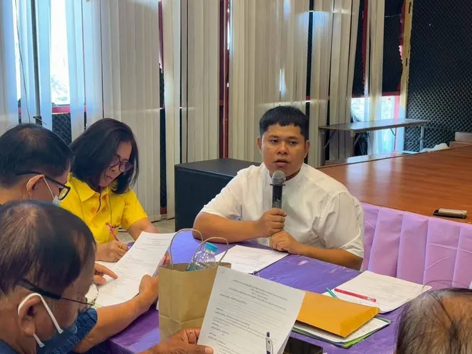 พช.เมืองอ่างทอง ประชุมผู้นำอาสาพัฒนาชุมชน