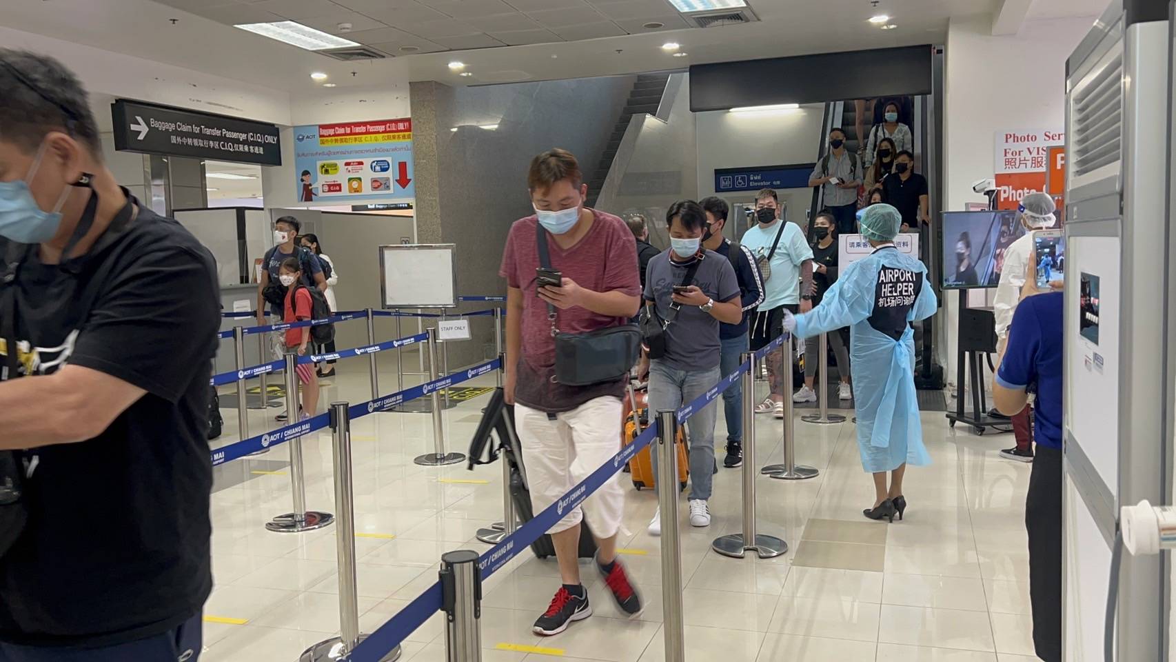 สนามบินเชียงใหม่เฝ้าระวังเข้มโรคฝีดาษลิง  ใช้มาตรการเดียวกับการคัดกรองโควิด 
