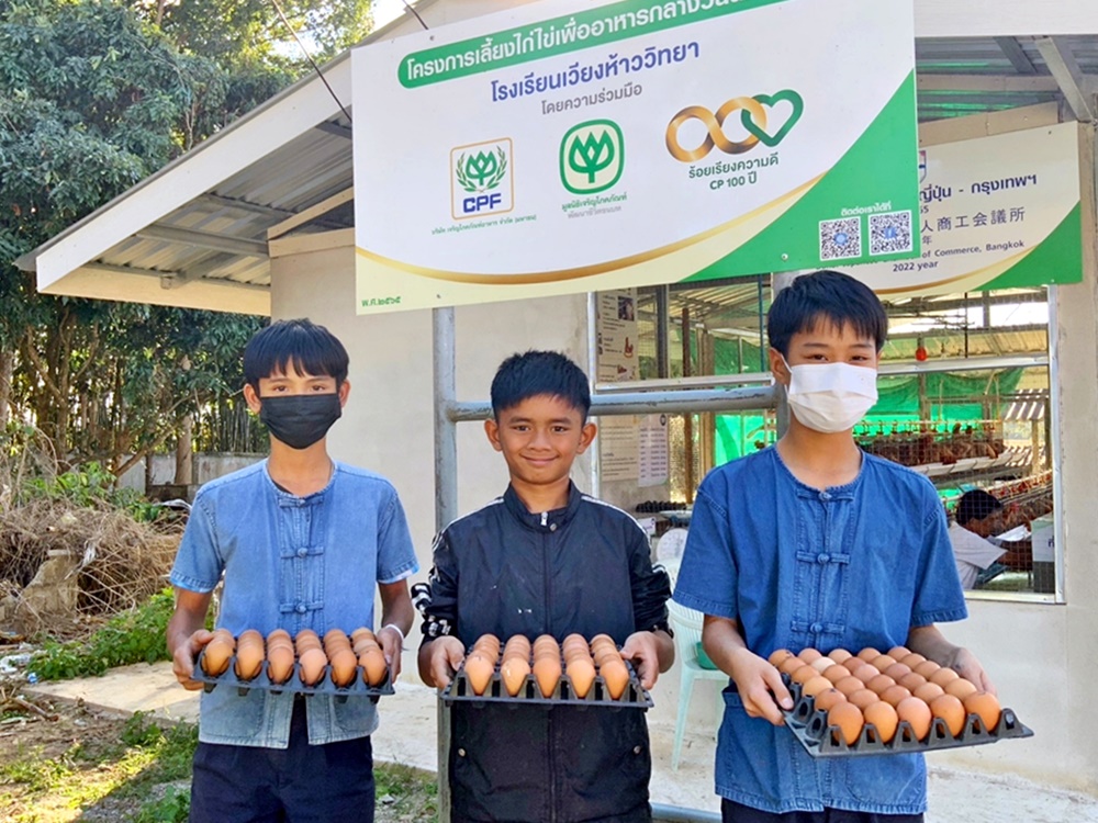 “โครงการเลี้ยงไก่ไข่เพื่ออาหารกลางวันนักเรียน” คลังอาหารของน้องๆ ร.ร.เวียงห้าววิทยา จ.เชียงราย