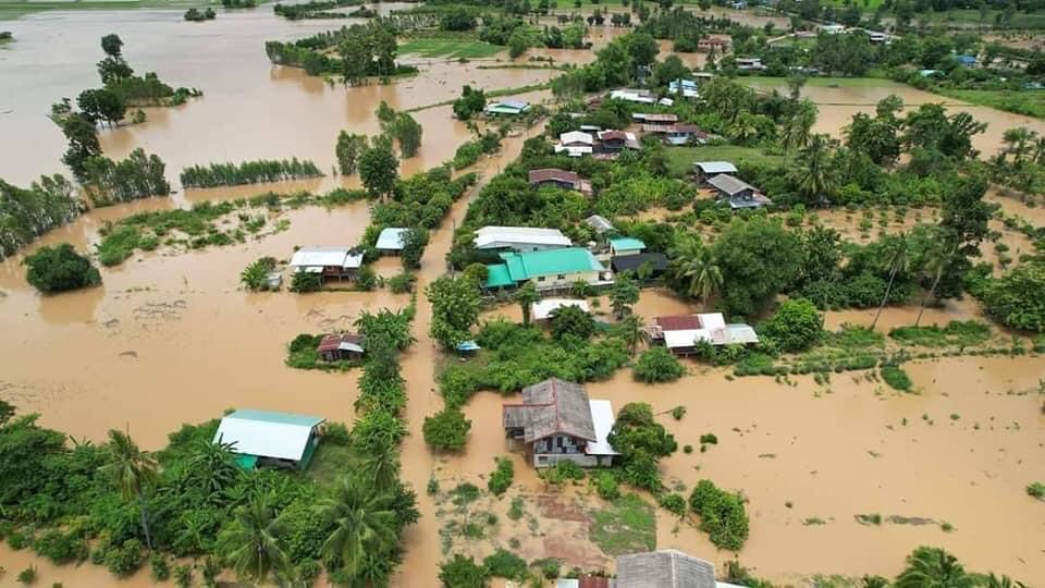 พิษณุโลกน่าห่วงสถานการณ์น้ำท่วมเริ่มขยายวงกว้างเนินมะปรางอ่วมสุด