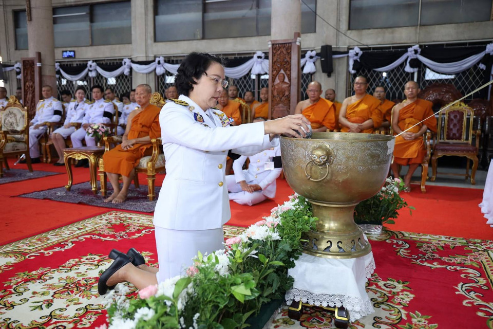 กาญจนบุรีรวมใจทั้งจังหวัด! จัดพิธีถวายน้ำสรงพระศพ ‘เจ้าฟ้าพัชรกิติยาภาฯ’ พร้อมลงนามถวายความอาลัยอย่างสมพระเกียรติ
