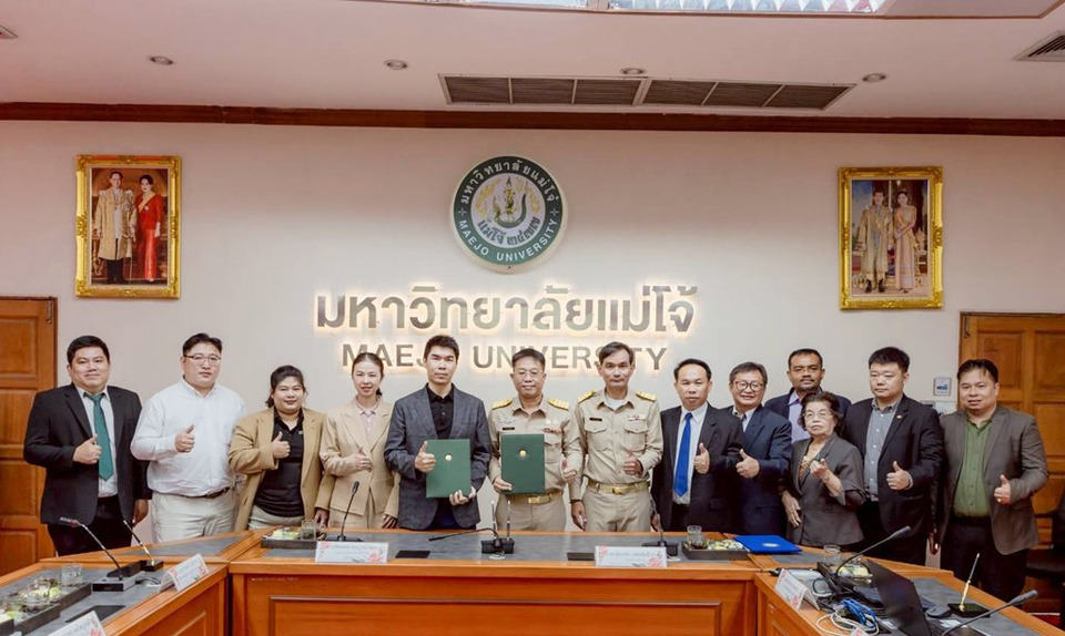 ม.แม่โจ้ MOU ภาคเอกชน ขับเคลื่อนงานวิจัยพลังงานทดแทน สร้างบุคลากรและหลักสูตรใหม่
