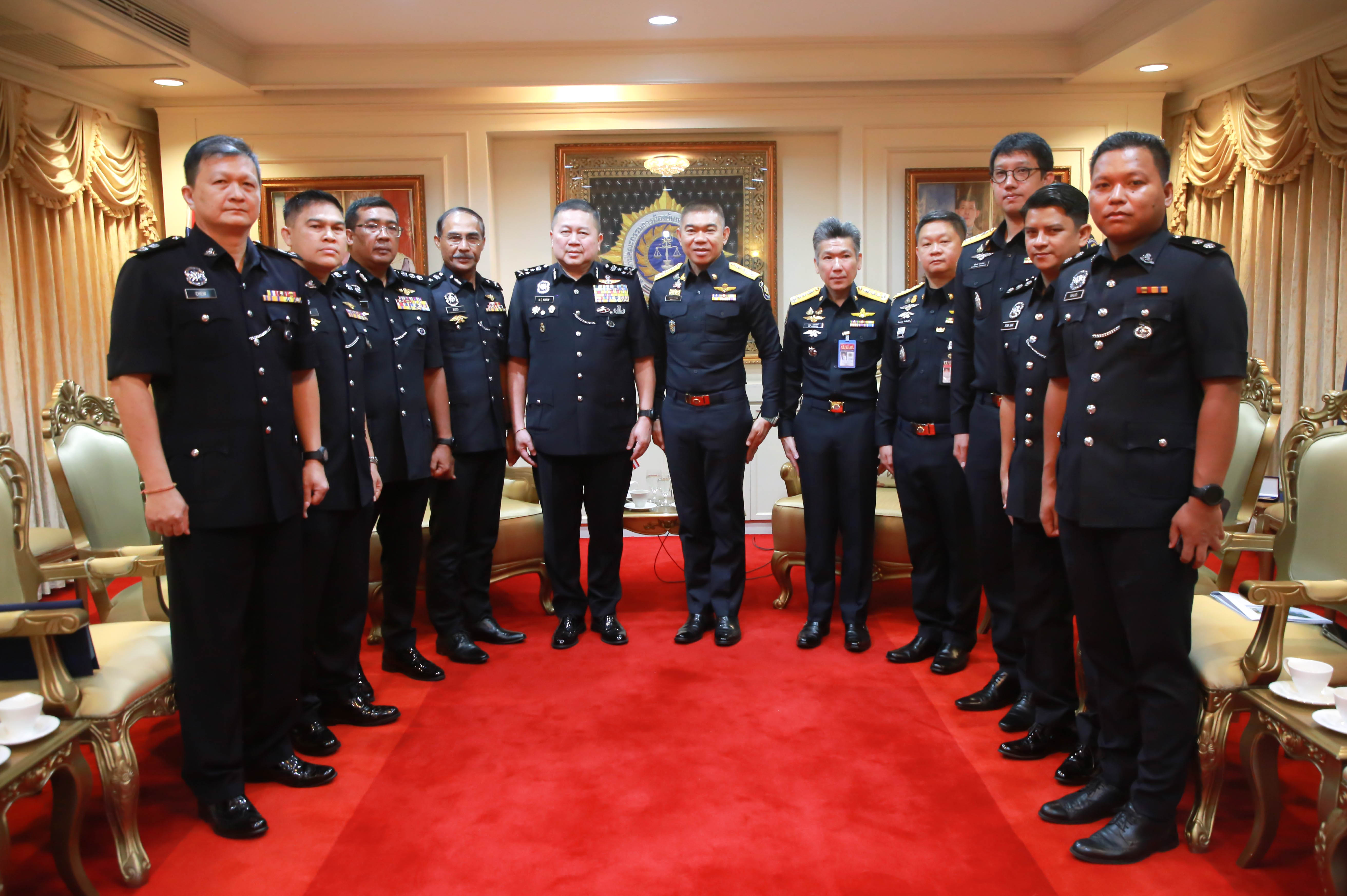 เลขาธิการ ป.ป.ส. ให้การต้อนรับ ผู้บัญชาการตำรวจปราบปรามยาเสพติดมาเลเซีย 
