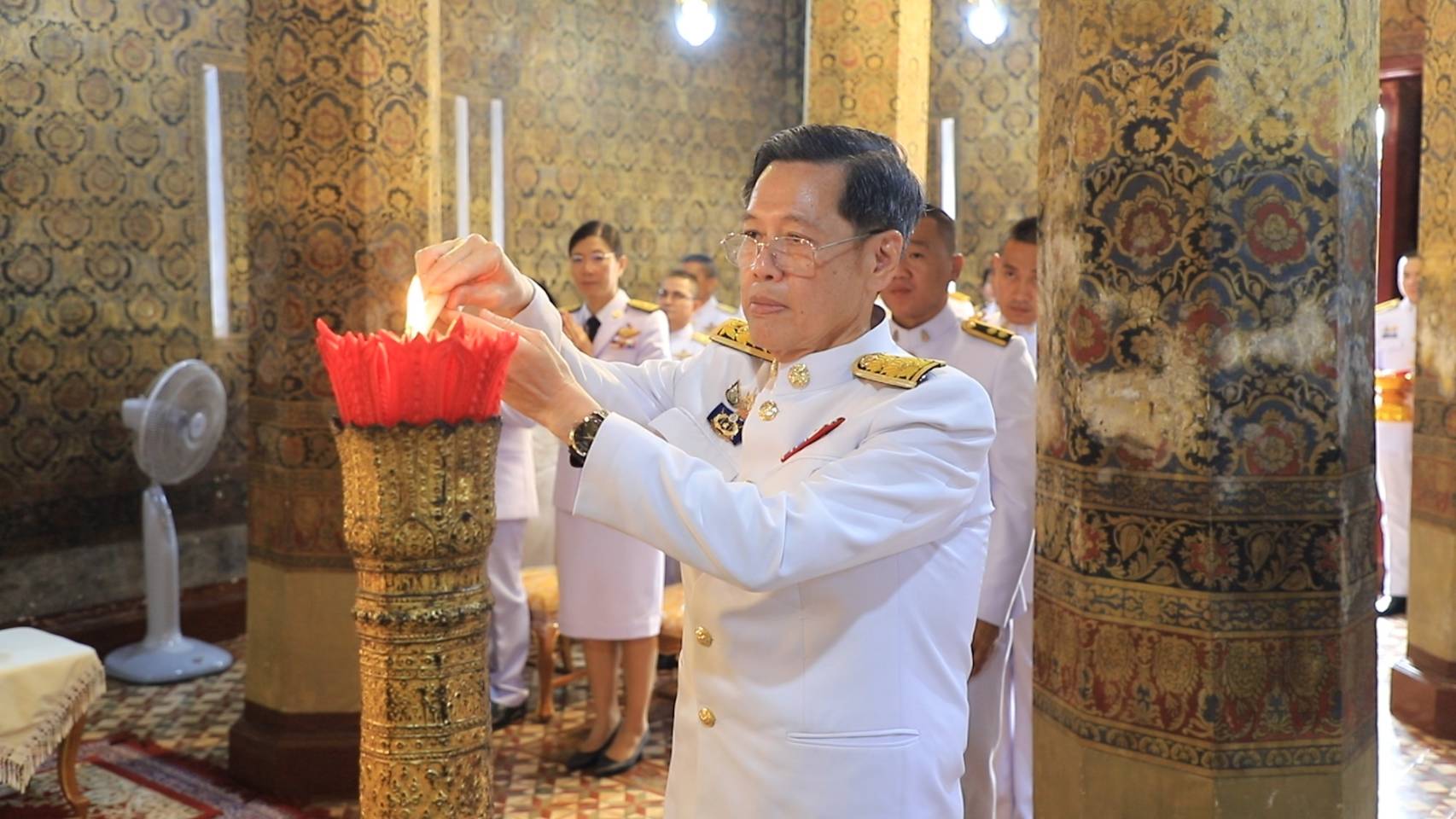 จังหวัดลพบุรี ประกอบพิธีถวายเทียนพรรษาพระราชทานเนื่องในเทศกาลวันอาสาฬหบูชาและวันเข้าพรรษา ประจำปี 2567