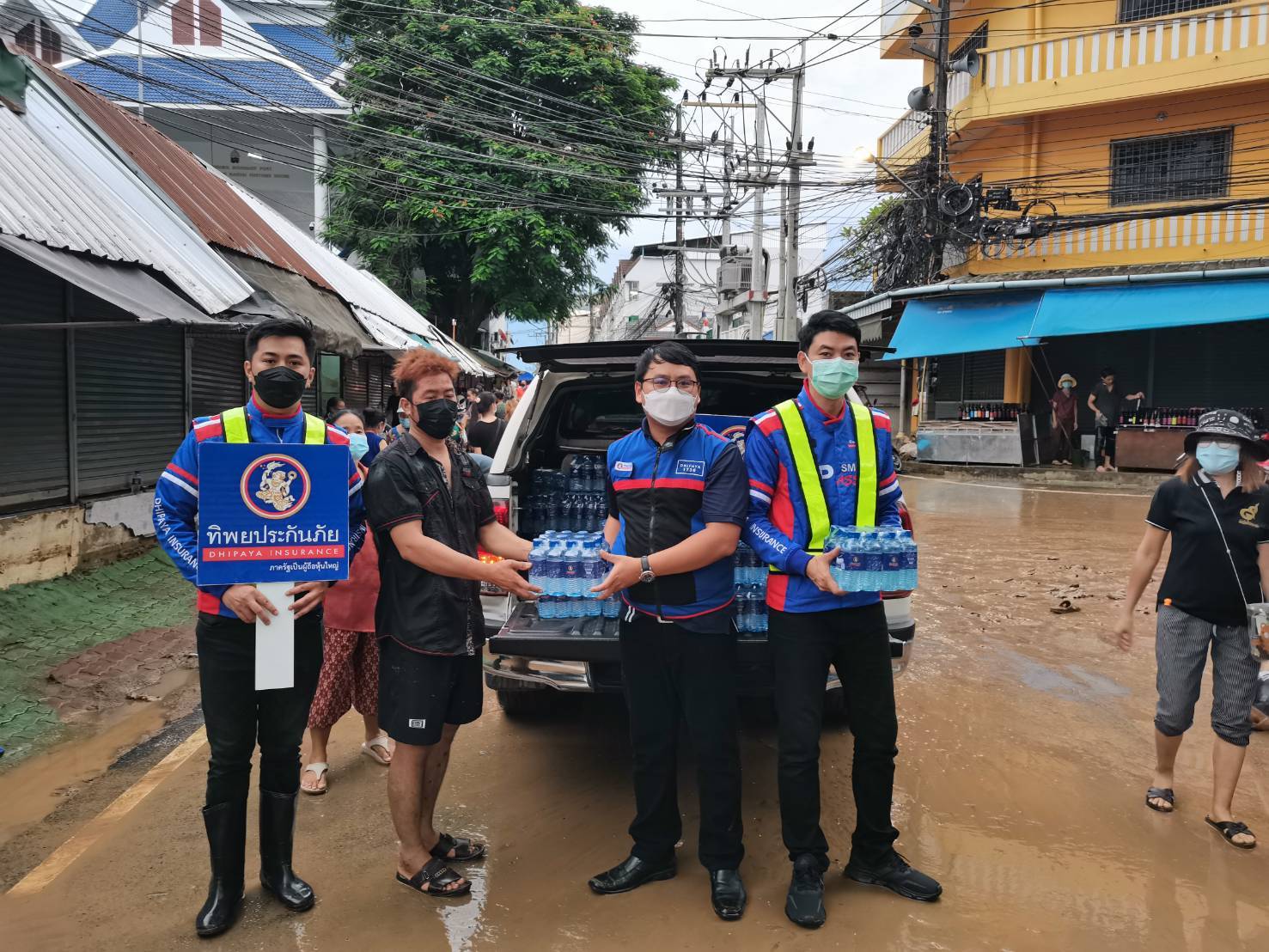 ทิพยประกันภัยส่งทีม TIP Smart Assist และทีมสินไหมฯลงพื้นที่เชิงรุกช่วยผู้กระทบพายุมู่หลาน จ.เชียงราย