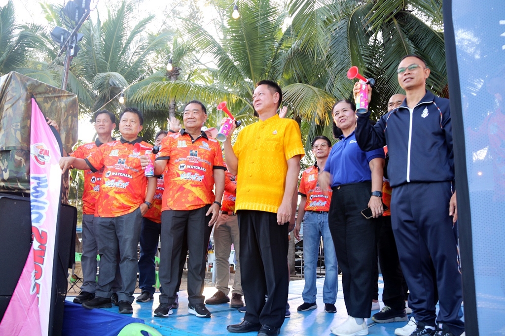 นอภ.สัตหีบ เปิดแข่งขันกีฬาตกปลา “BANGSARAY Fishhing Game" ครั้งที่ 8 