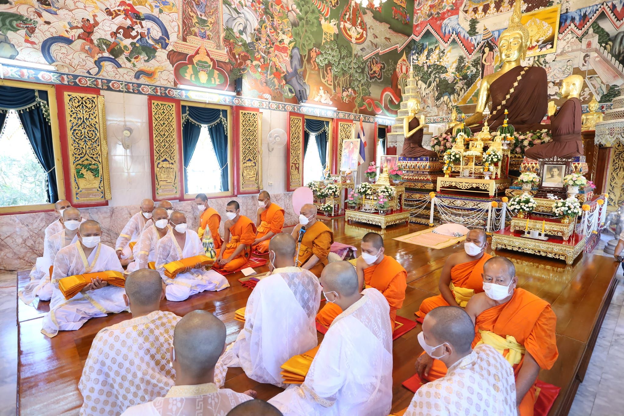 ประจวบฯ อุปสมบทหมู่เฉลิมพระเกียรติพระบรมราชชนนีพันปีหลวง