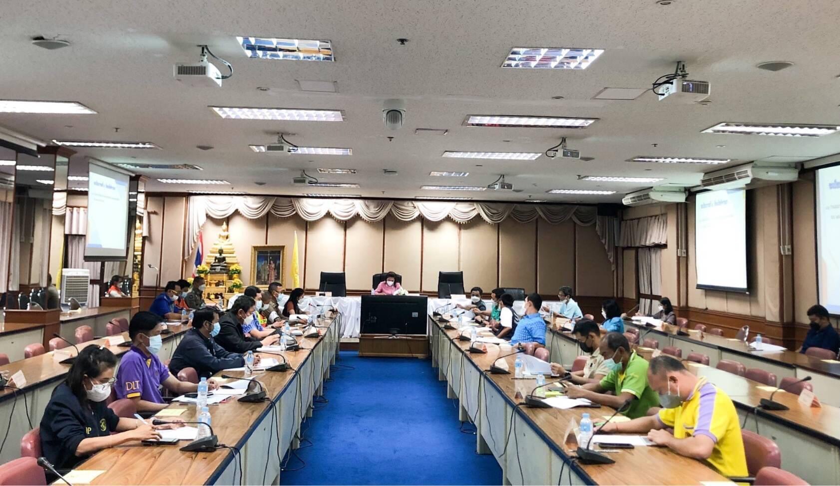 อ่างทองประชุมแผนรณรงค์ความปลอดภัยทางถนน 