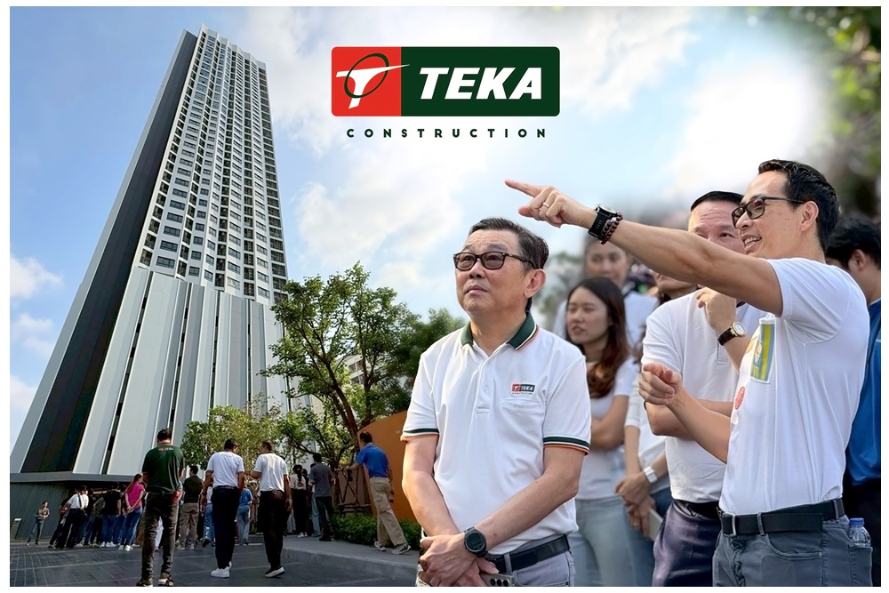 TEKA ร่วมลงพื้นที่ตรวจสอบโครงการ IDEO Ramkamhaeng Lamsali Station ไม่กระทบเหตุการณ์แผ่นดินไหว