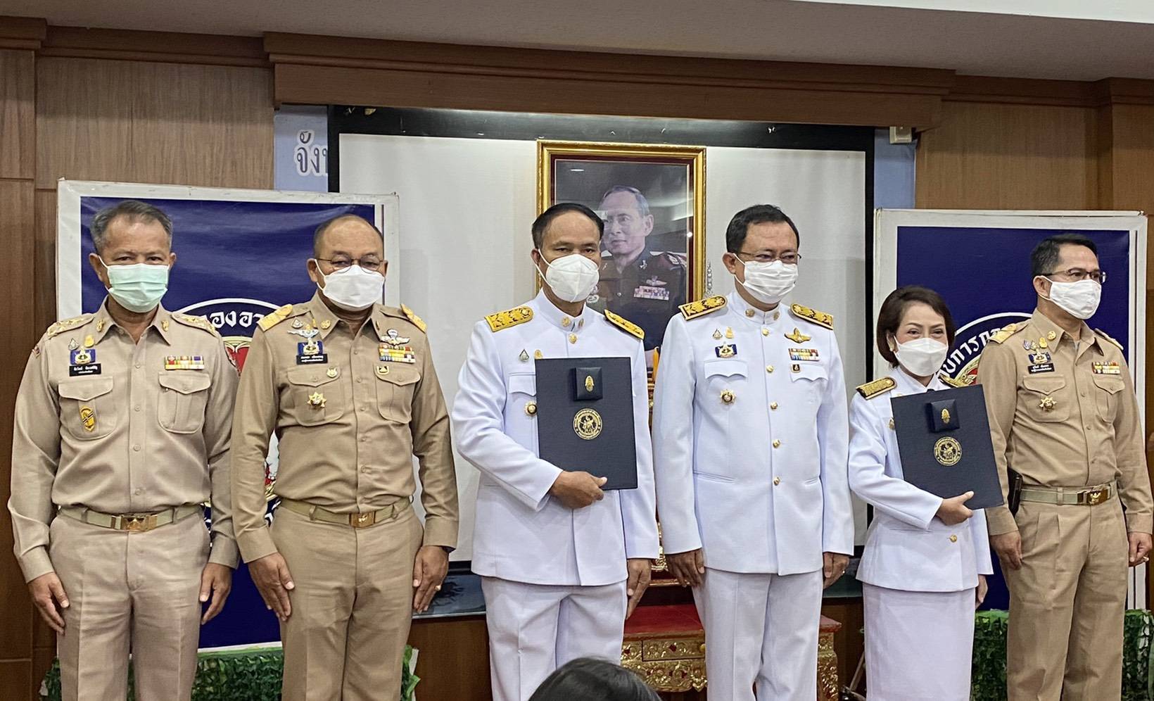 ยโสธรทำพิธีมอบเครื่องหมายรักษาดินแดนยิ่งชีพผู้ทำคุณประโยชน์ 2 ราย