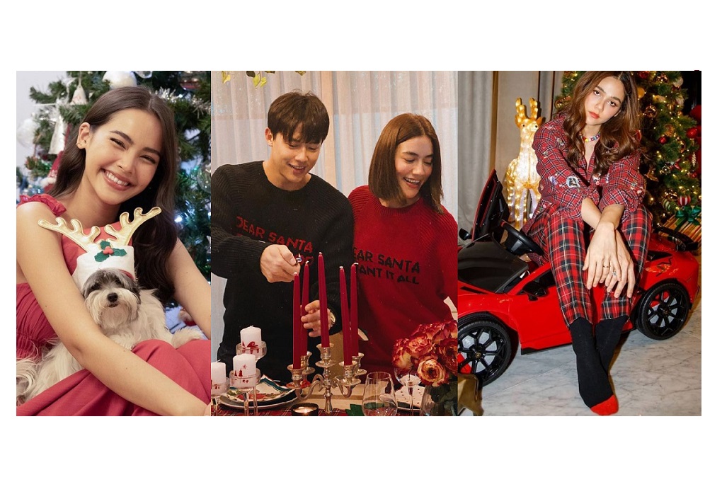 'หมาก-คิม -ญาญ่า-ชมพู่-ดิว'อวยพรวันคริสต์มาส