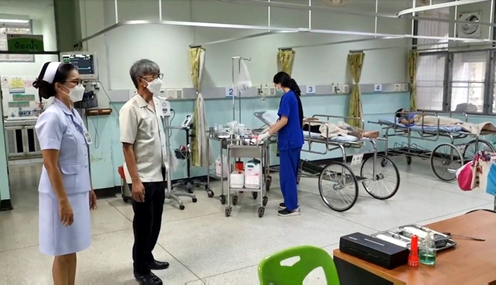 รพ.ดำเนินสะดวก พร้อมรับผู้ป่วยฉุกเฉิน หลังถูกไฟไหม้ "วัด-ท้องถิ่น" เปิดบัญชีเพื่อซื้อเครื่องมือแพทย์ 