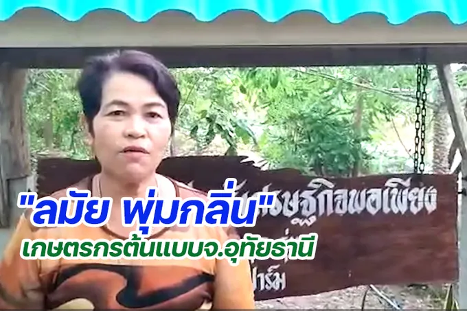 "ลมัย พุ่มกลิ่น" เกษตรกรต้นแบบจ.อุทัยธานี