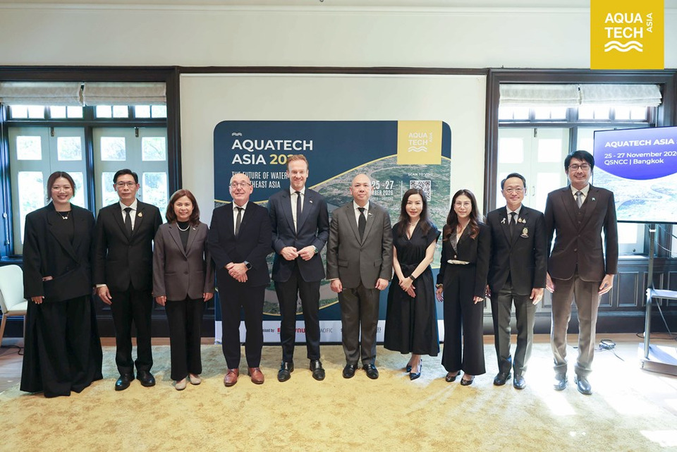 ไทยดึง Aquatech Asia 2026 จัดครั้งแรกในกรุงเทพฯ ดันสู่ศูนย์กลางเทคโนโลยีน้ำและนวัตกรรมอาเซียน