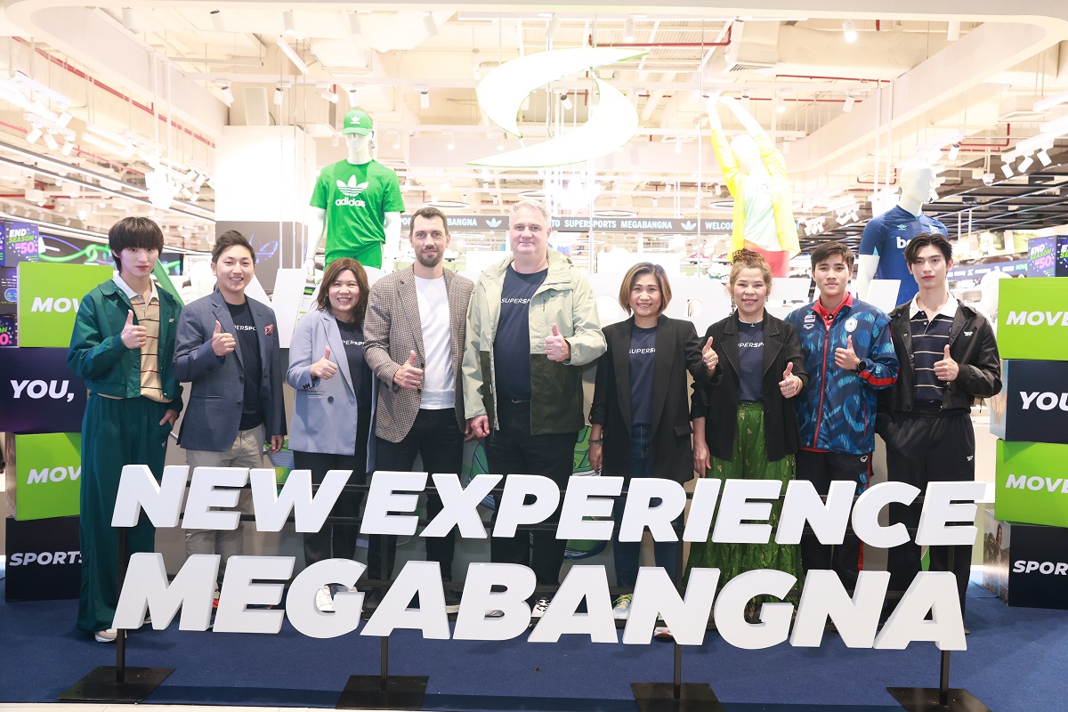 “โทมัส-ก้อง” ควงคู่พาทัวร์ Supersports รูปโฉมใหม่ ในงาน Grand Opening Supersports Megabangna
