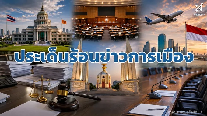 ประเด็นร้อนข่าวการเมือง สัปดาห์หน้า (วันที่ 3-7 สิงหาคม 2569)