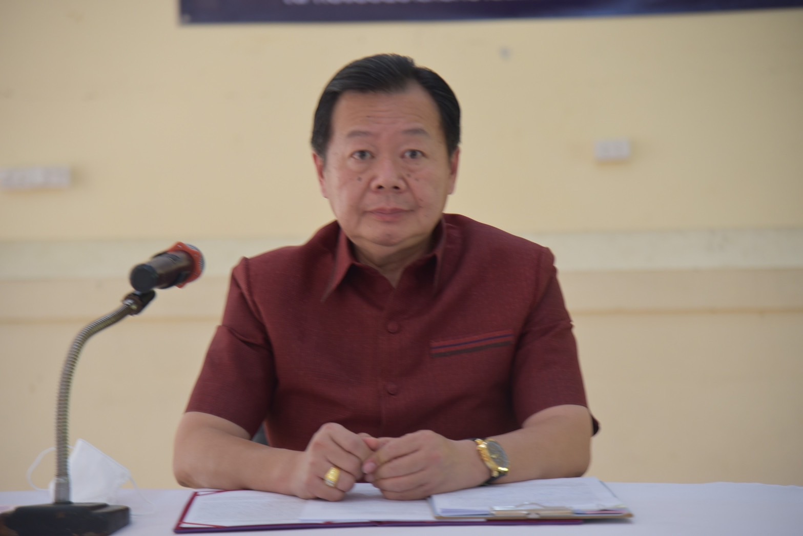 ปลัดจังหวัดศรีสะเกษเปิดศูนย์ฟื้นฟูสภาพทางสังคมคืนคนดีให้สังคม