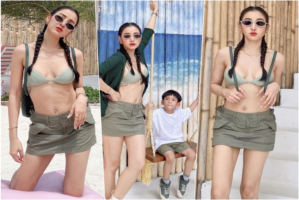 "แม่แพท" พา "น้องเรซซิ่ง" เที่ยว โชว์เซ็กซี่เกินต้าน
