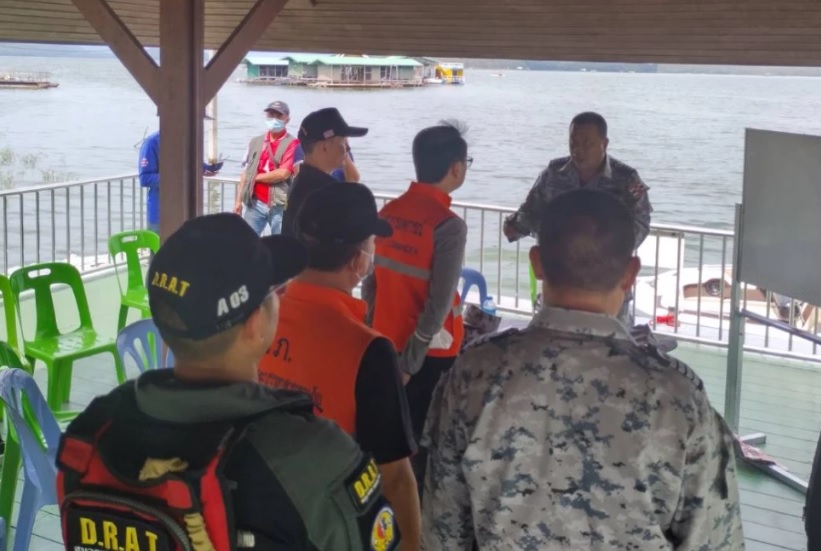 "กองทัพเรือ" มาแล้ว!! ลุยประสานกู้ภัยฯ ในพื้นที่ปฏิบัติการกู้ร่าง "น้องมาวิน" จมอ่างเก็บน้ำเขื่อนศรีนครินทร์