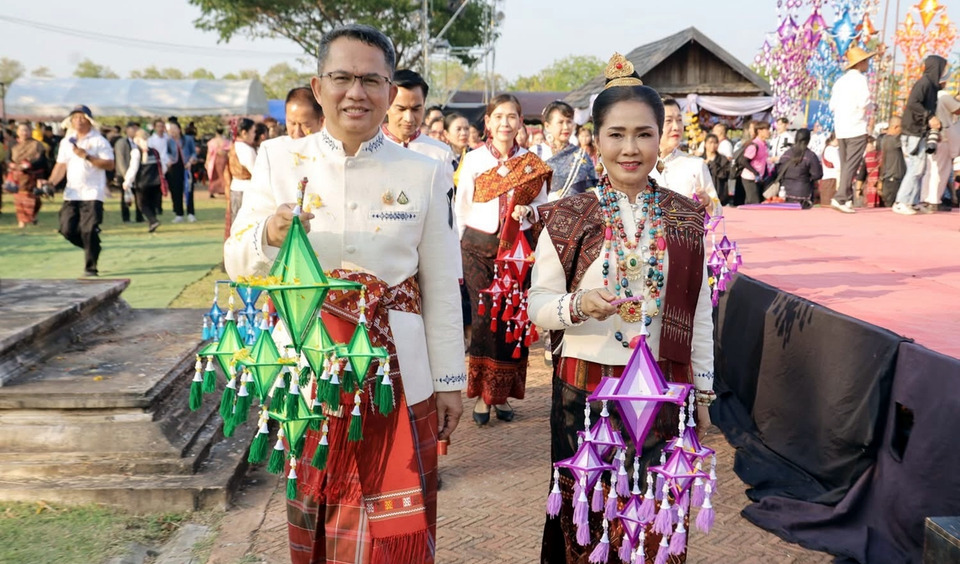 กาฬสินธุ์จัดใหญ่ “มาฆปูรณมีบูชา” ทะเลธุงอีสาน 2569 อลังการ 3,000 นางรำ