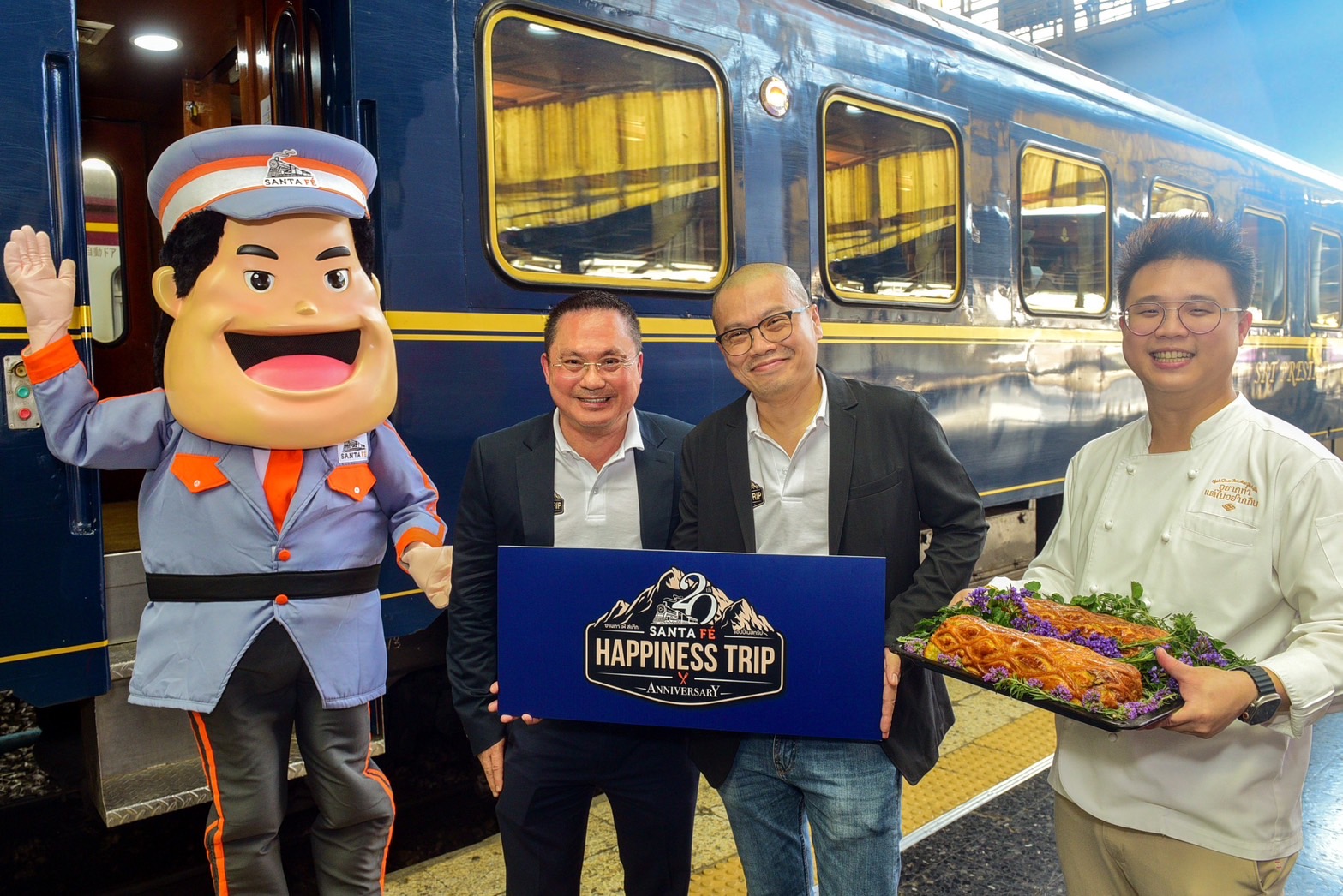 "ซานตา เฟ่" ฉลองครบรอบ 20 ปีจัดทริปความสุข Santa Fe’ Happiness Trip บนขบวนรถไฟ 3 เส้นทาง เสิร์ฟมื้อพิเศษ Chef's Table