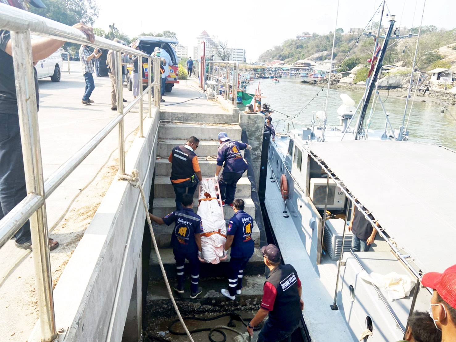 พบศพแล้ว!!  4 ลูกเรือประมงที่อับปางกลางทะเลหัวหิน-ชะอำ