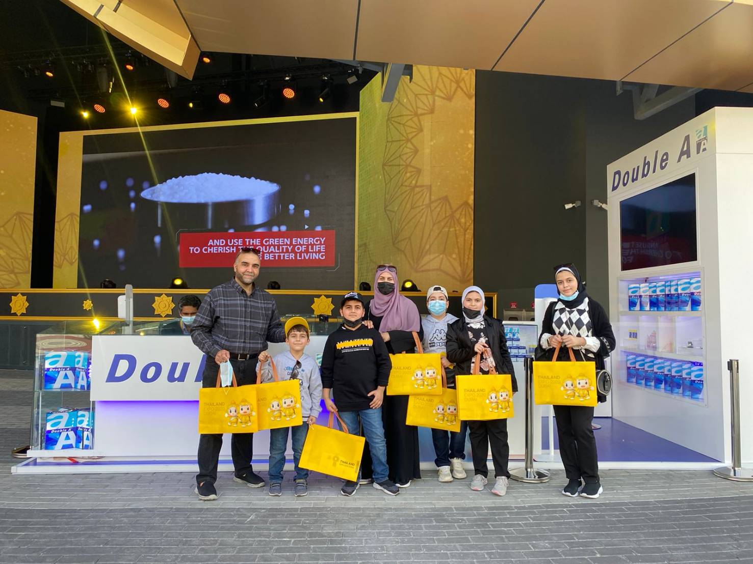 Double A อวดโฉมในงาน World Expo 2020 Dubai   