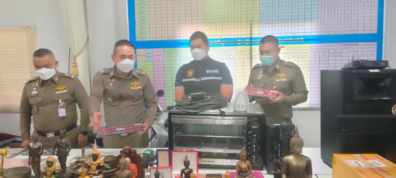 รอง ผบช.ภ 6  แถลงจับกุมคดีลักทรัพย์ต่อเนื่อง มูลค่าทรัพย์สินกว่า 5  แสนบาท ในพื้นที่สภ.เมืองอุตรติตถ์ 