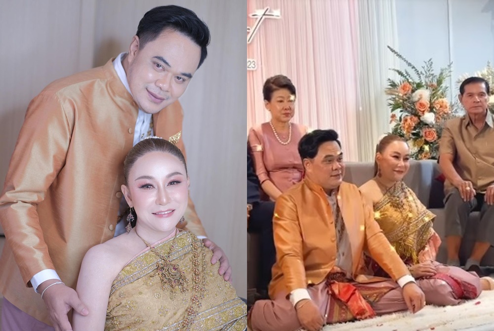 ชื่นมื่น! "ลูลู่ อาร์สยาม" ควงเจ้าบ่าววิวาห์หวาน
