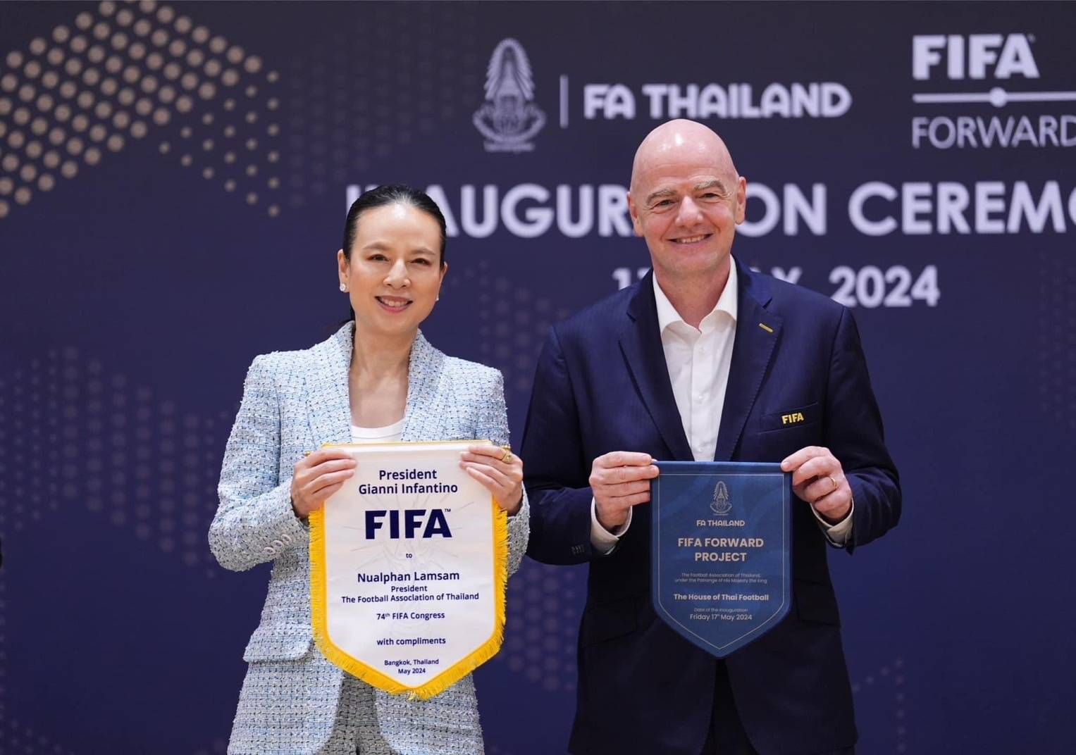 ส.ฟุตบอลฯ ถูกเสนอชื่อลุ้นรางวัล AFC Annual Awards 2 รางวัล-ผลงานสำคัญ "มาดามแป้ง" จัดฟีฟ่า คองเกรส ครั้งที่ 74
