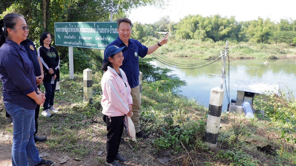 กรมชลฯ เดินหน้า “ปตร.บ้านสองแควสันติสุข” แก้แล้งลุ่มน้ำวัง
