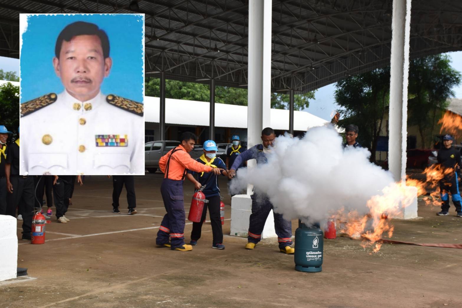 จิตอาสาพระราชทาน ต.บ่อทอง  เข้าร่วมฝึกอบรมหลักสูตรชุดปฏิบัติการจิตอาสาภัยพิบัติประจำองค์กรส่วนท้องถิ่น