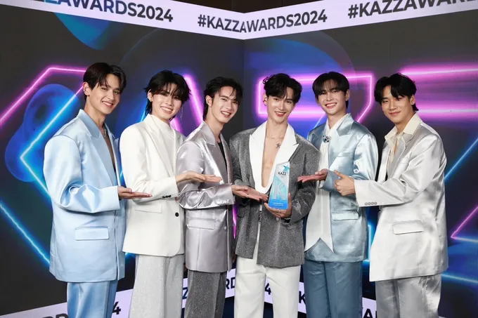12 นักแสดงนำจาก Pit Babe The Series คว้ารางวัลขวัญใจ Kazz Magazin ใน  “Kazz Awards 2024”